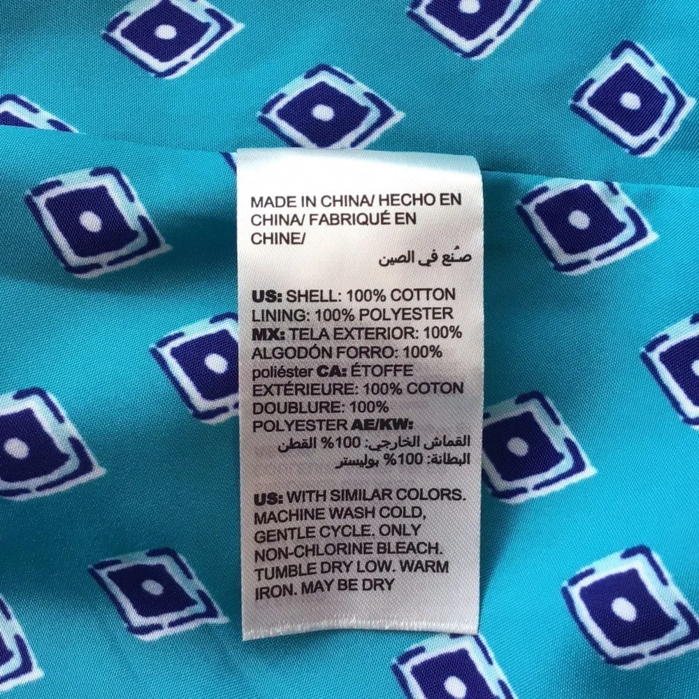Chico’s Algiers Blue Pleat Back Topper Cotton Jacket New Size 00P US Size 0/2 P